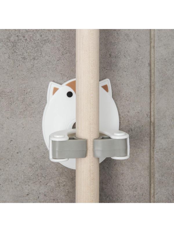 Держатель для уборочного инвентаря на липучке «Лиса», 9×7,5×5,5 см