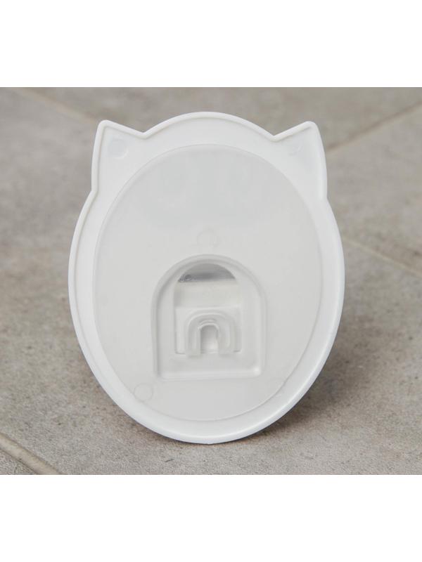 Держатель для уборочного инвентаря на липучке «Сова», 9×7,5×5,5 см, цвет МИКС