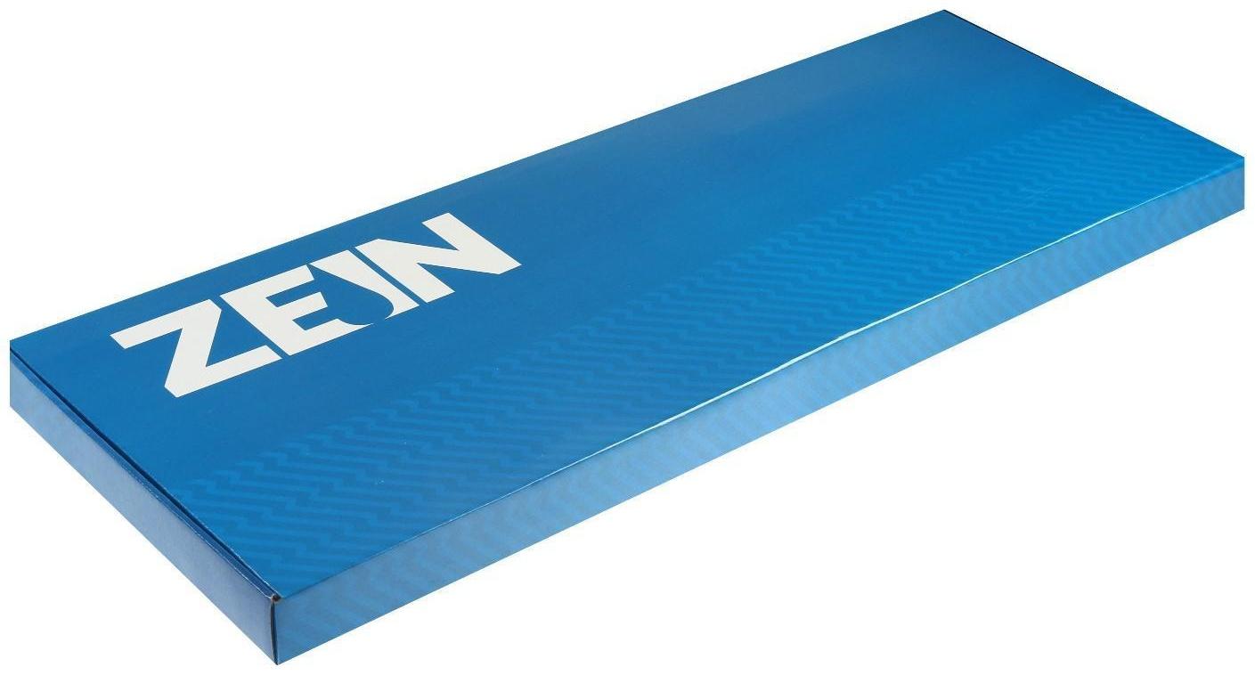 Душевая система ZEIN Z1001, тропическая и ручная лейка, шланги, стойка, мыльница, хром