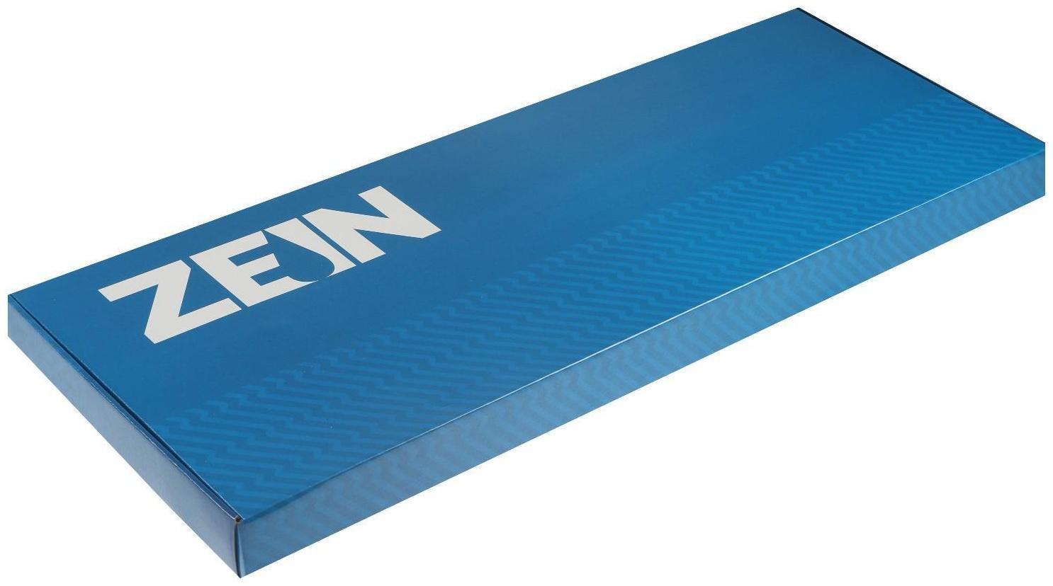 Душевая система ZEIN Z1002, тропическая и ручная лейка, шланги, стойка, мыльница, хром