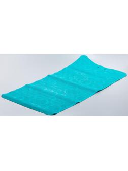 Антискользящий резиновый коврик для ванны ROXY-KIDS. 35 x 76 см. Цвет аквамарин.