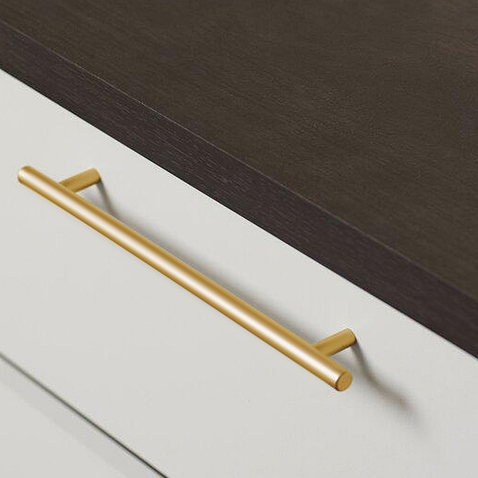 Ручка рейлинг,  d=12 мм, м/о 128 мм, цвет золото