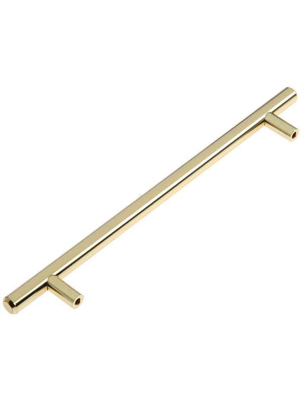 Ручка рейлинг,d=12 мм, м/о 192 мм, цвет золото