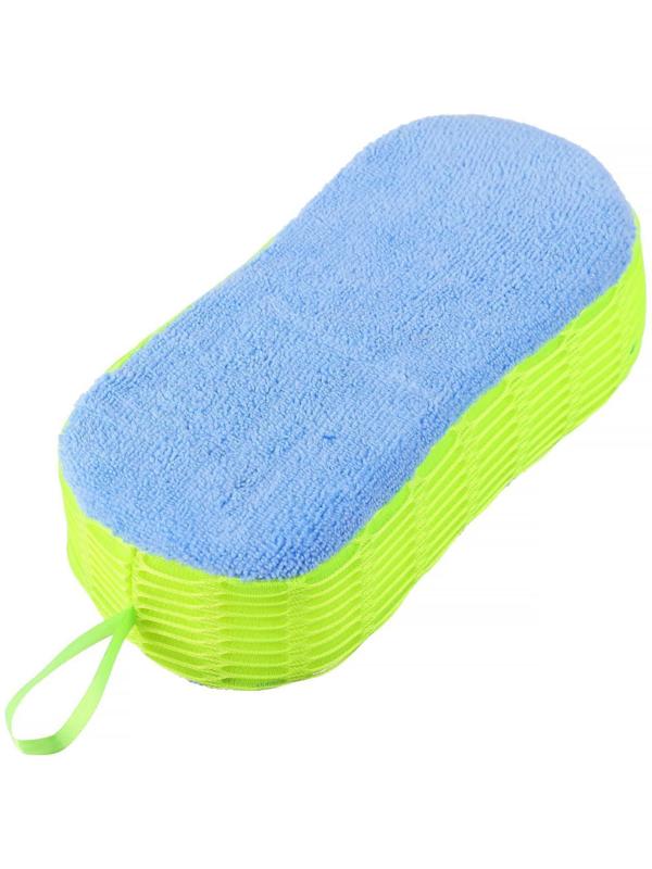 Губка для мытья авто 22×11 см, микрофибра