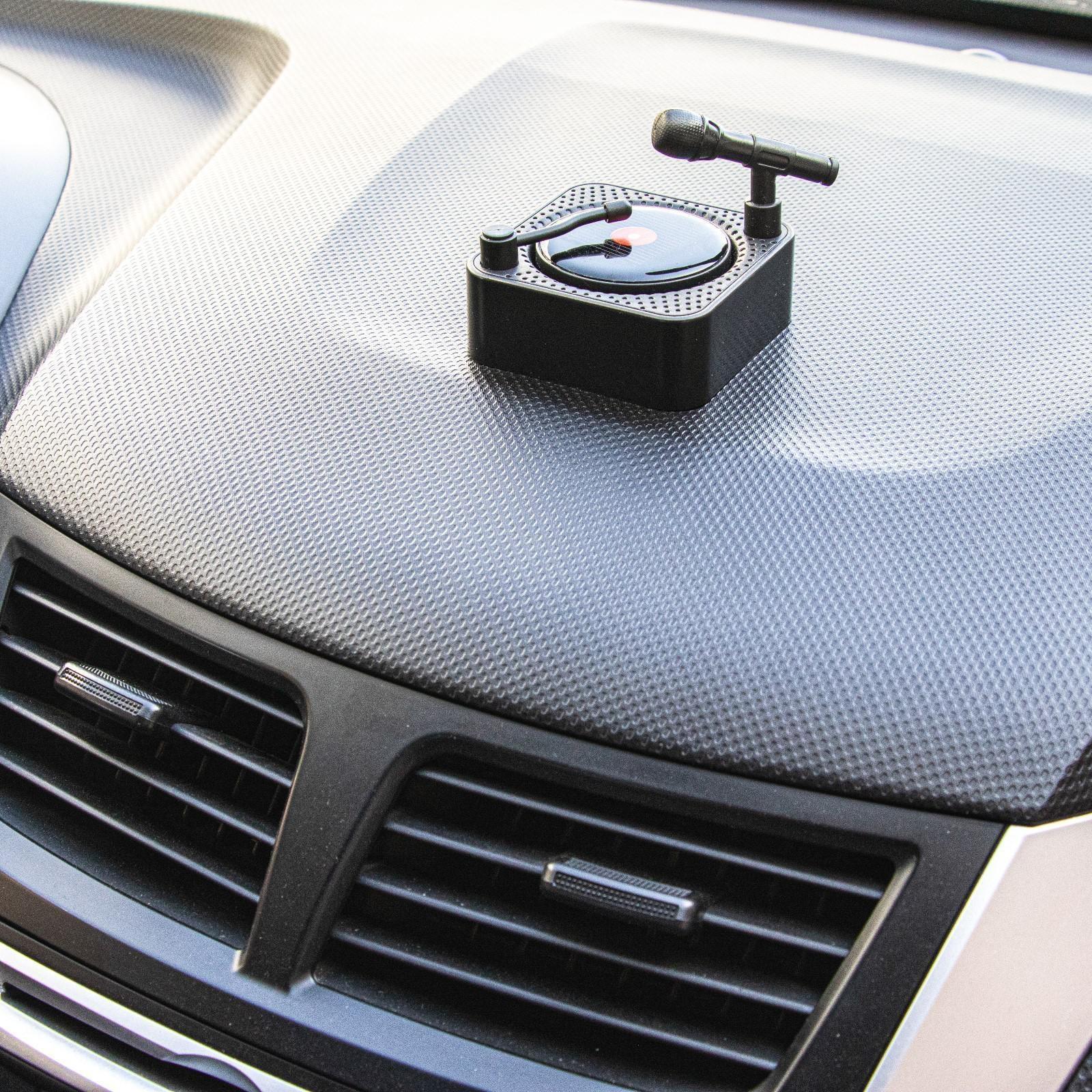 Аксессуар на панель, вращающаяся пластинка от солнца, черный