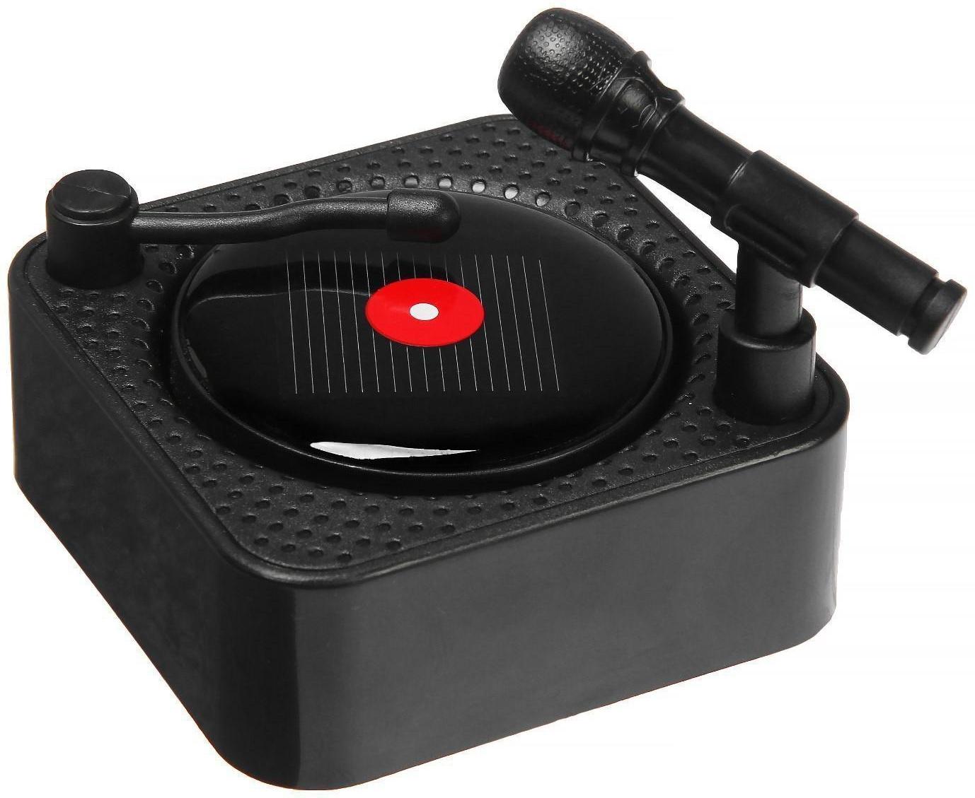 Аксессуар на панель, вращающаяся пластинка от солнца, черный