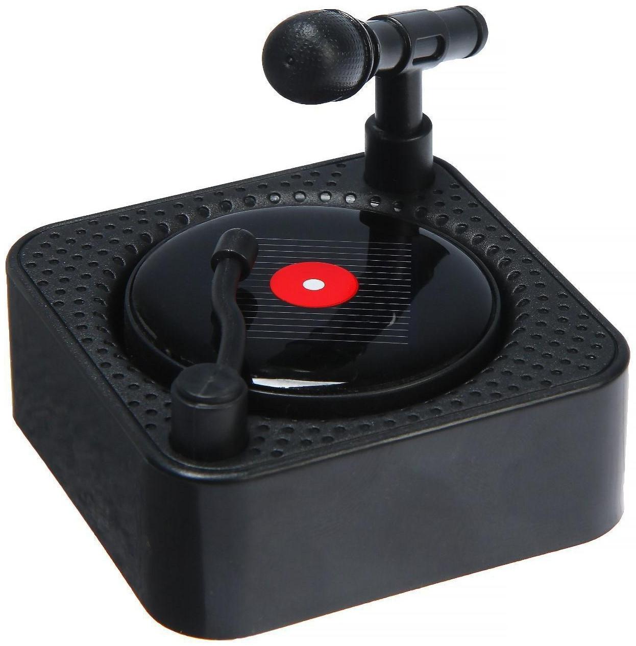 Аксессуар на панель, вращающаяся пластинка от солнца, черный