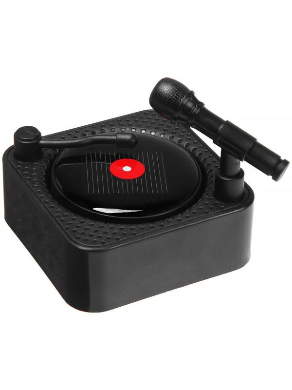 Аксессуар на панель, вращающаяся пластинка от солнца, черный