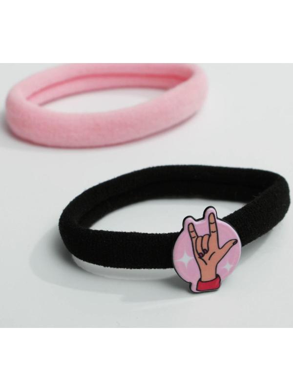 Резинки и заколка для волос «It`s girl things», набор