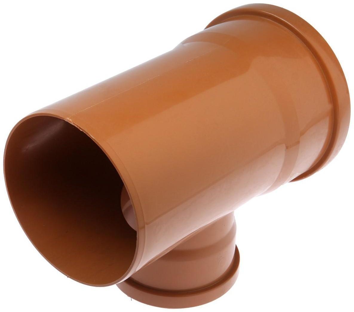 Тройник канализационный FLEXTRON, наружный, d=160х110, 90°