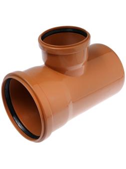 Тройник канализационный FLEXTRON, наружный, d=160х110, 90°