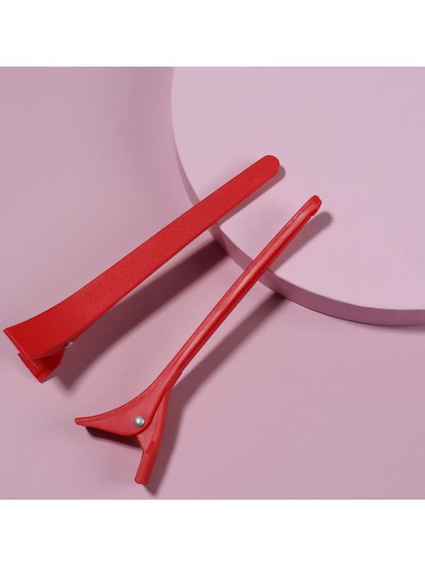 Набор зажимов для волос, 11,5 см, 2 шт, цвет МИКС