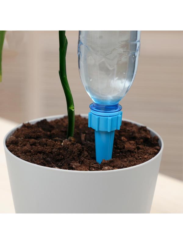 Автополив для комнатных растений, под бутылку, самотёк, регулируемый