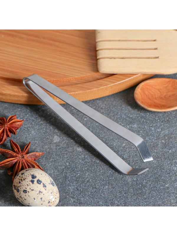 Пинцет для удаления костей из рыбы, косой, 12х3 см