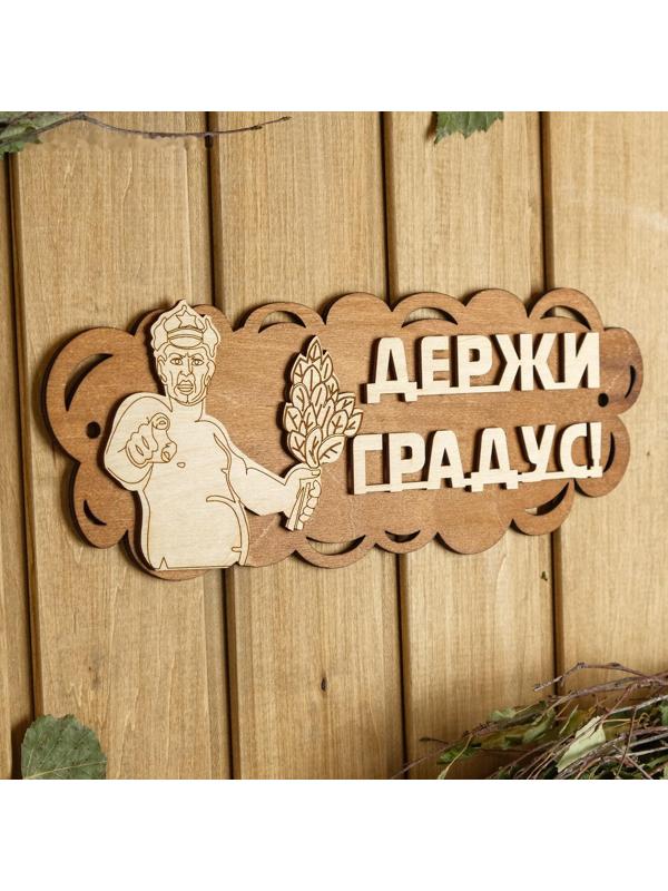 Табличка для бани 31×11.5 см 