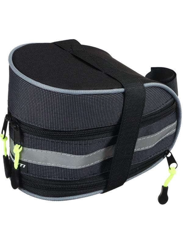 Велосумка под седло Graffiti-МАСТЕР, большая, цвет серый