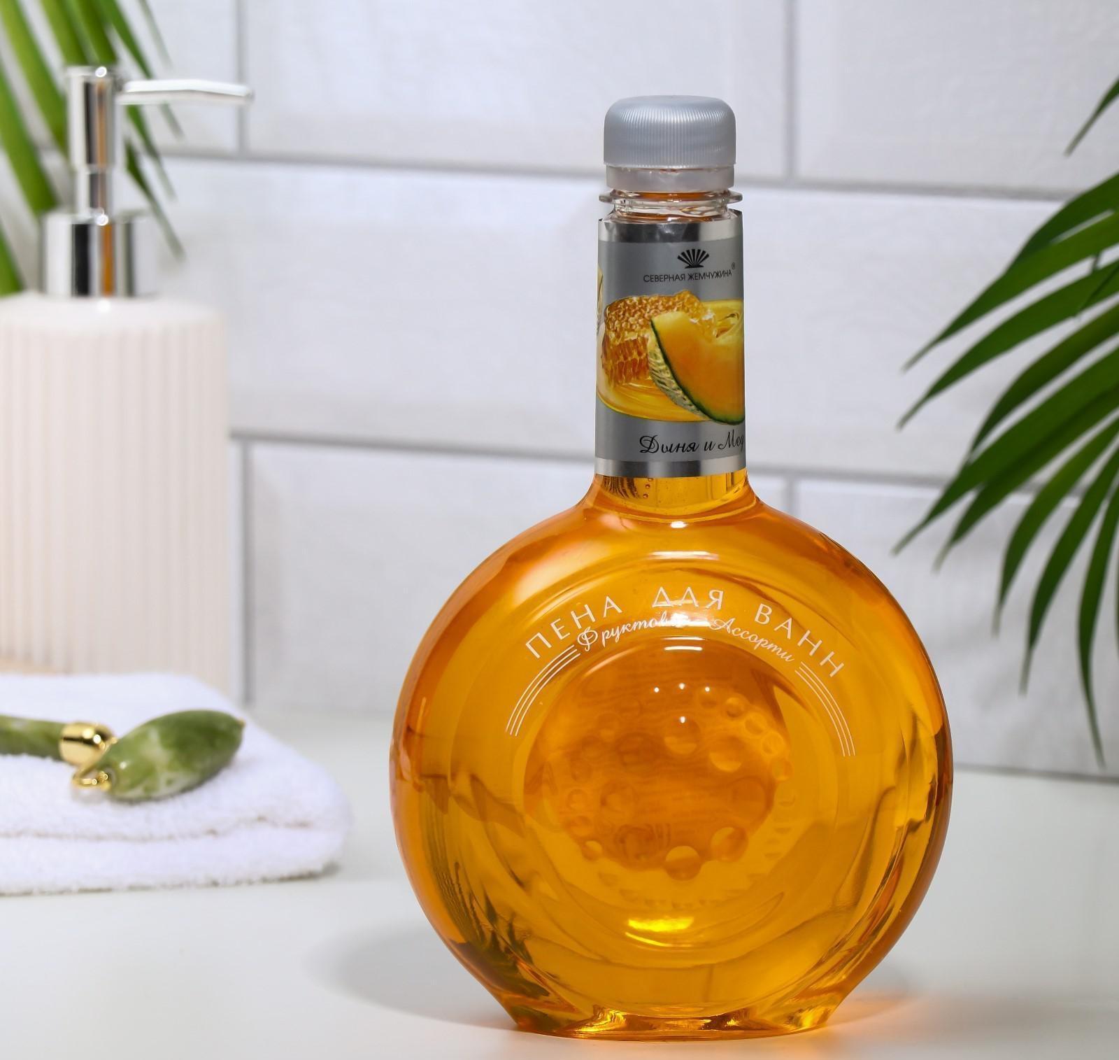 Пена для ванн «Фруктовое ассорти», дыня и мёд, 750 мл