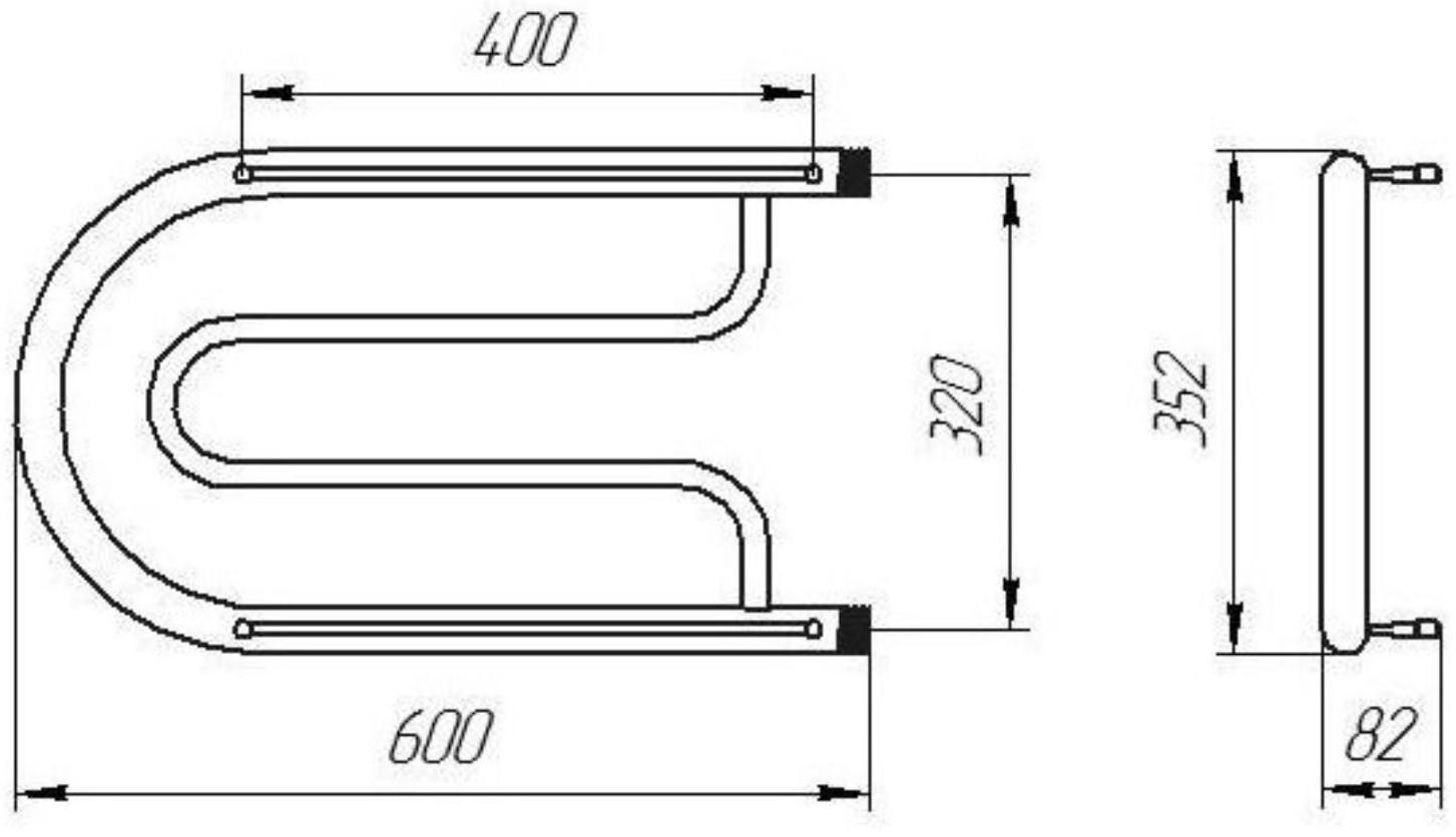 Полотенцесушитель водяной ТЕРА 