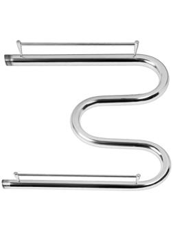 Полотенцесушитель водяной ТЕРА, М-образный, 500х500 мм, с полкой, D=32 мм, наруж. резьба 1