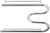 Полотенцесушитель водяной ТЕРА, М-образный, 500х600 мм, с полкой, D=32 мм, наруж. резьба 1