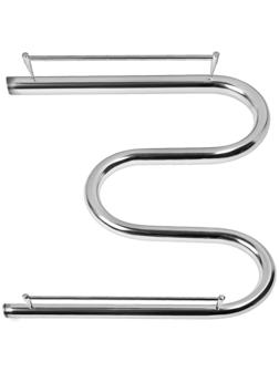 Полотенцесушитель водяной ТЕРА, М-образный, 600х500 мм, с полкой, D=32 мм, наруж. резьба 1