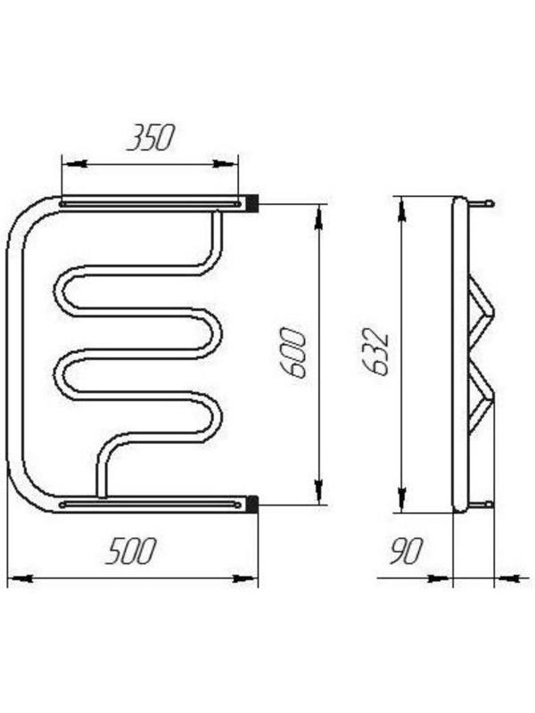 Полотенцесушитель водяной ТЕРА 
