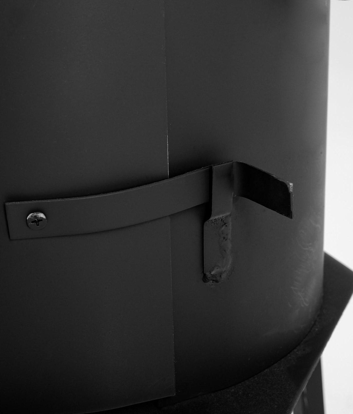 Печь под казан 10 л, с дверцей и съемными ножками