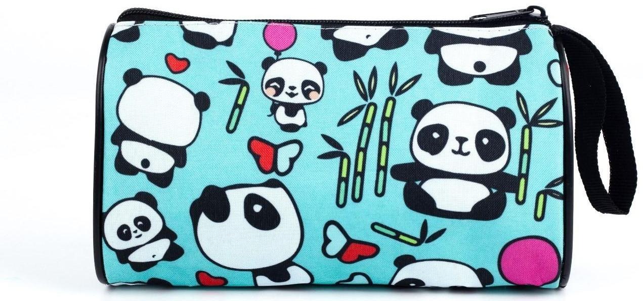 Косметичка на молнии, цвет голубой