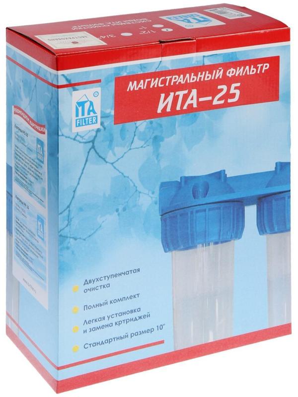 Корпус для фильтра ITA Filter F20125-1/2, для холодной воды, 15 л/мин, до 35° С, 1/2