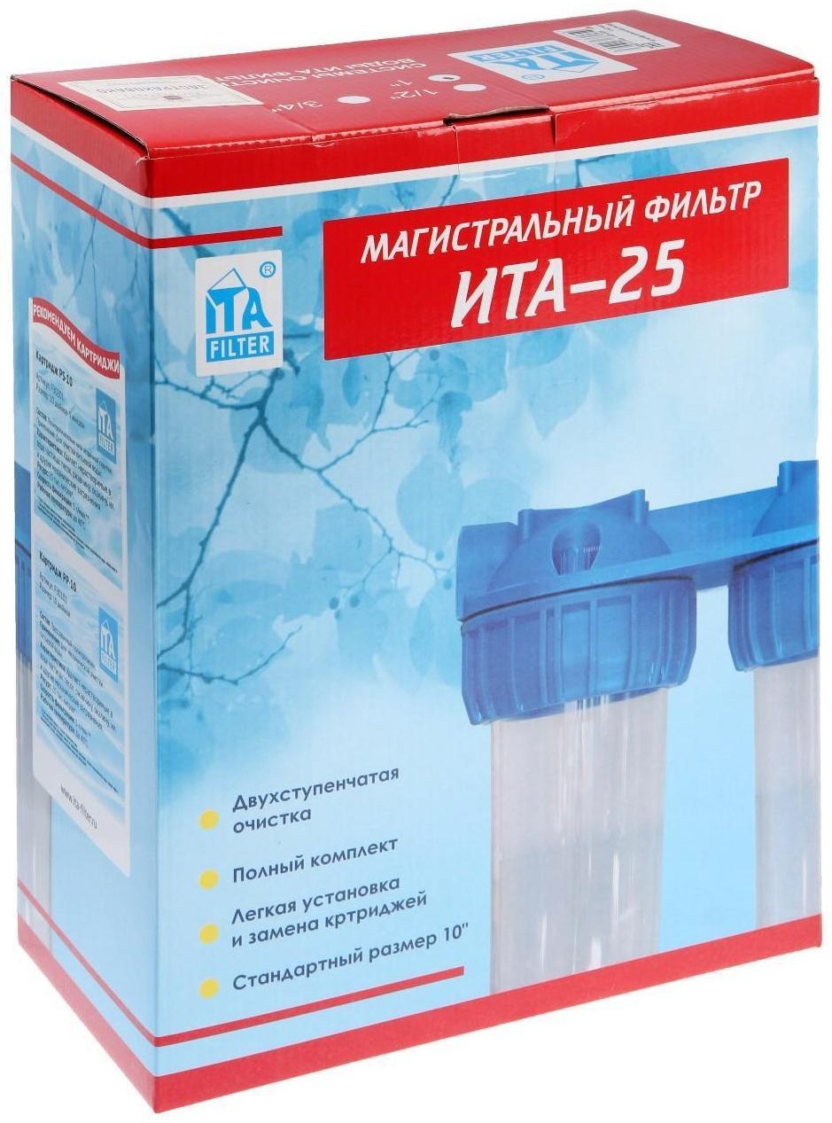 Корпус для фильтра ITA Filter F20125-1, для холодной воды, 15 л/мин, до 35° С, 1