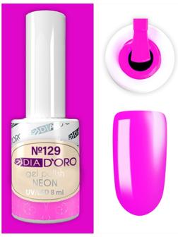 №129 Гель-лак DIA D`ORO Classics Professional 8 мл.NEON