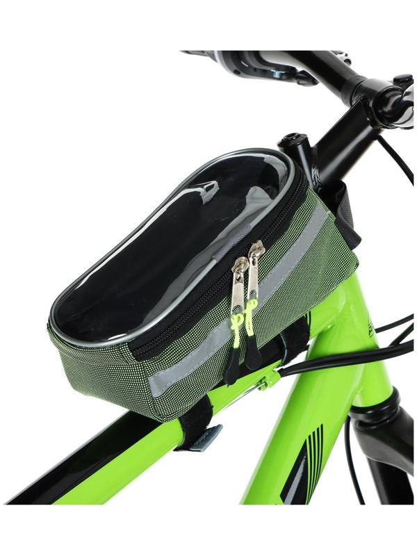 Велосумка на раму Graffiti-МАСТЕР, цвет зеленый