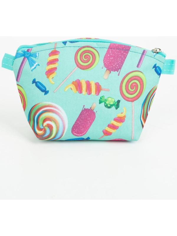 Косметичка на молнии, цвет мятный