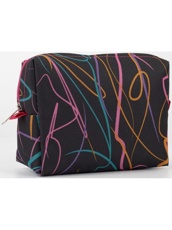 Косметичка на молнии, цвет чёрный