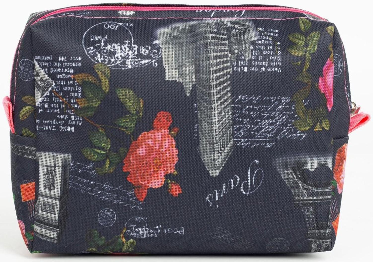 Косметичка на молнии, цвет чёрный