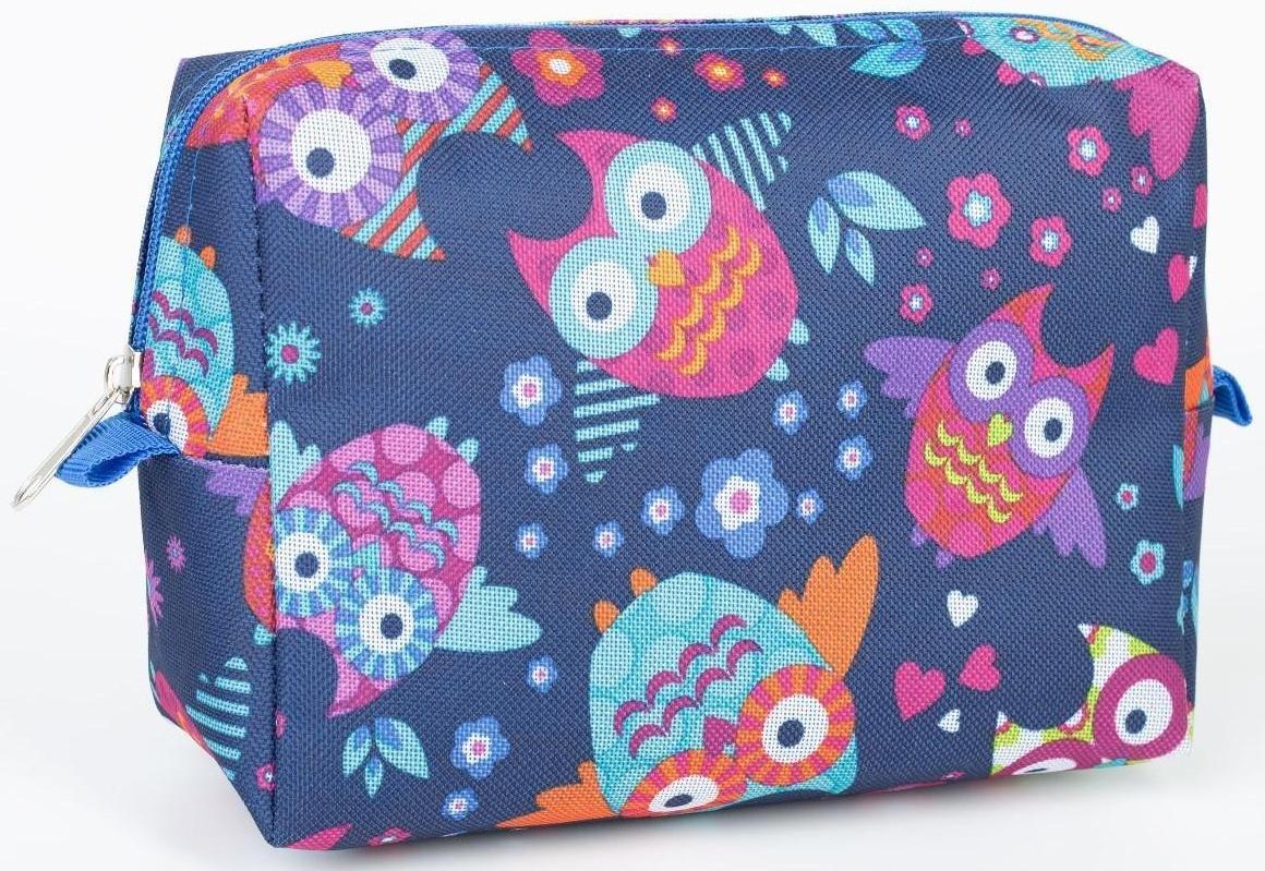 Косметичка на молнии, цвет синий