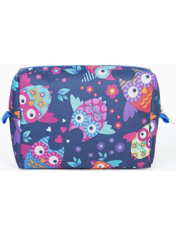 Косметичка на молнии, цвет синий