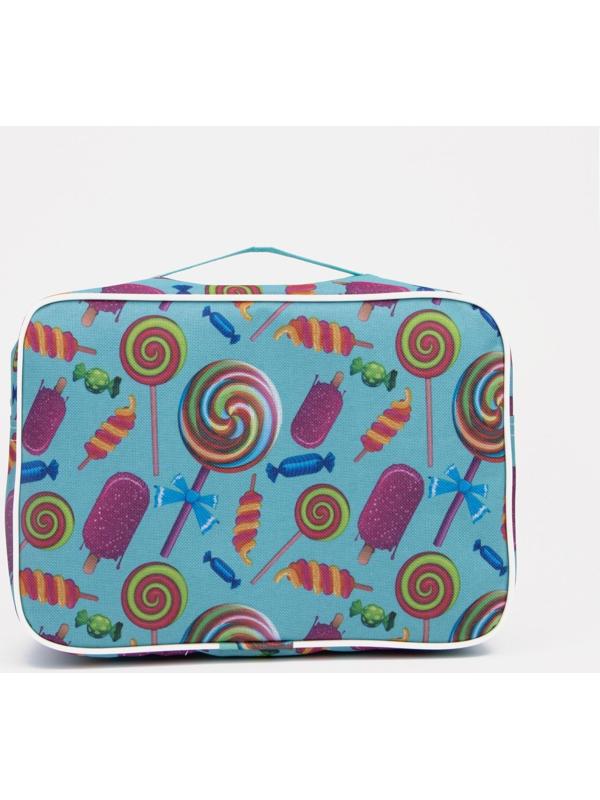 Косметичка на молнии, цвет мятный