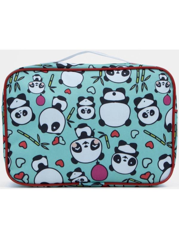 Косметичка на молнии, цвет бирюзовый