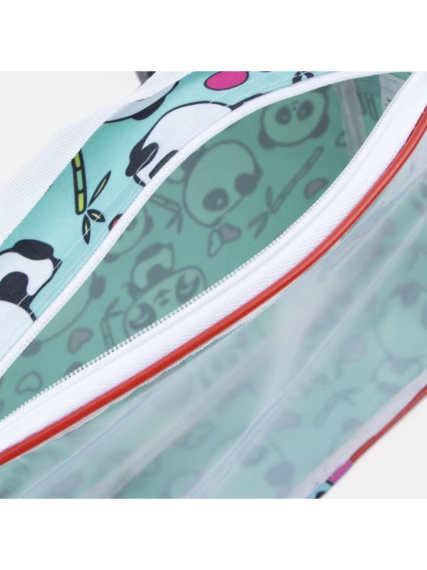 Косметичка на молнии, цвет бирюзовый