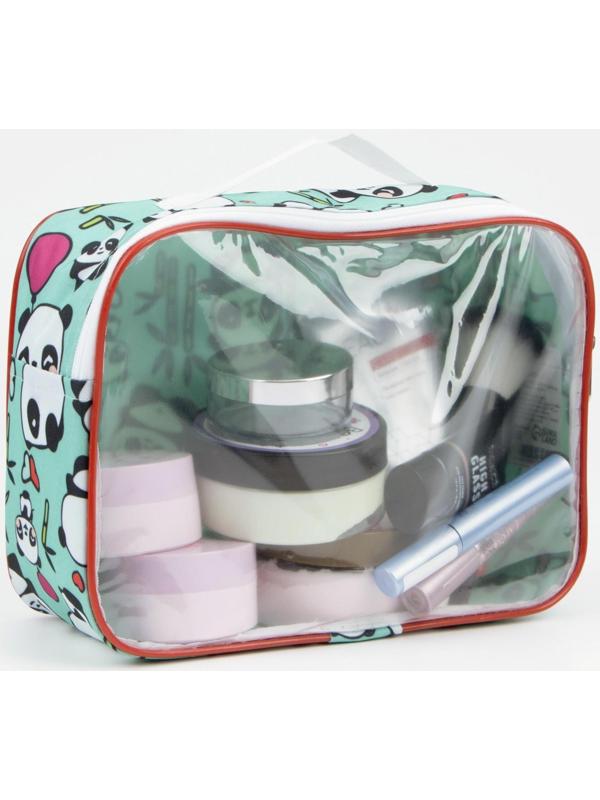 Косметичка на молнии, цвет бирюзовый