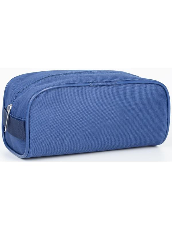 Косметичка на молнии, цвет синий