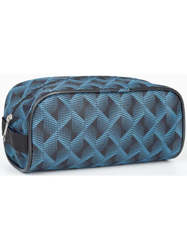 Косметичка на молнии, цвет синий