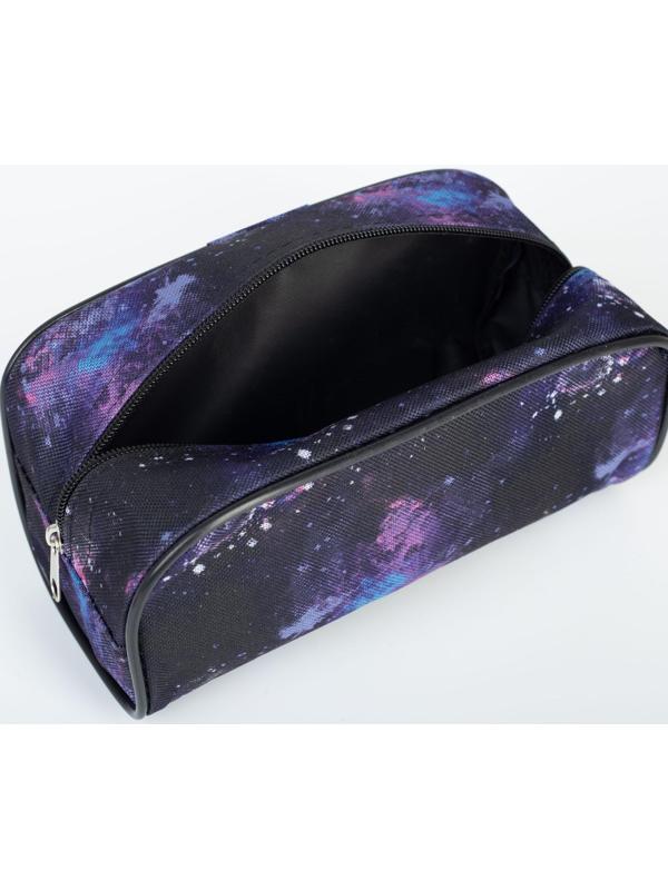 Косметичка на молнии, цвет фиолетовый