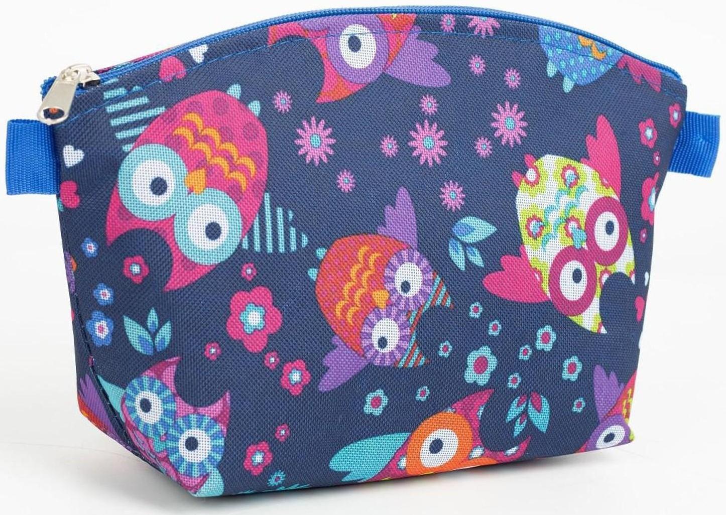 Косметичка на молнии, цвет синий