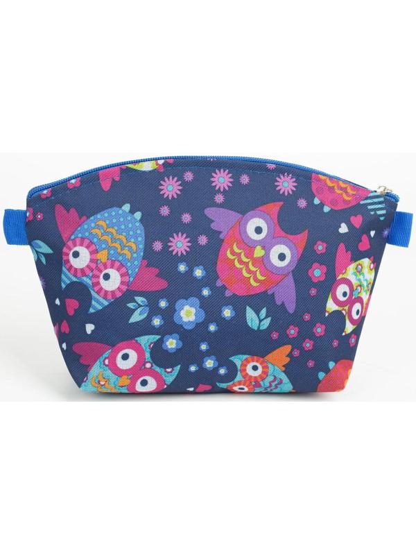 Косметичка на молнии, цвет синий