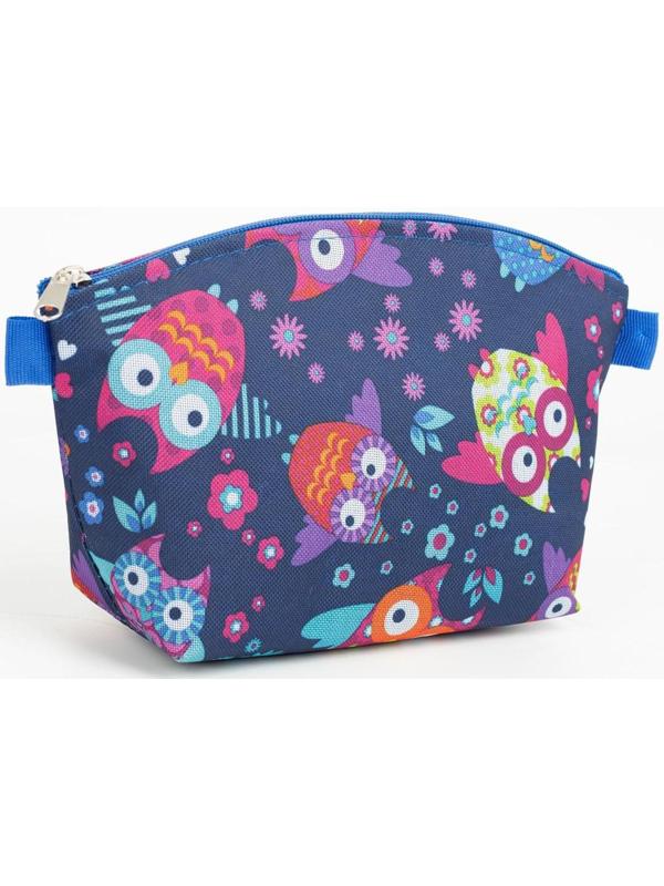 Косметичка на молнии, цвет синий