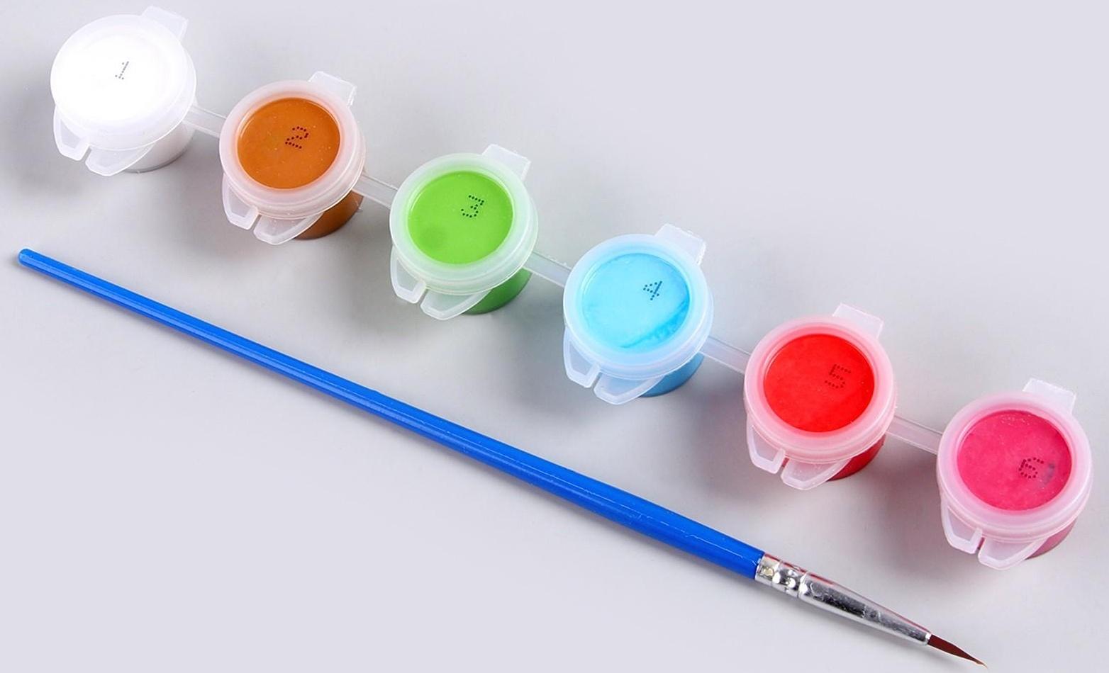 Картина по номерам «Весёлый ёжик» 21х15 см