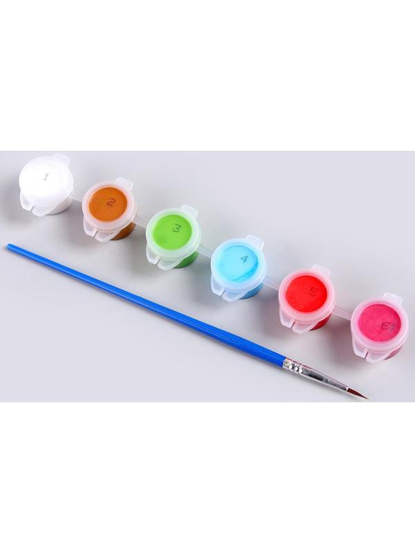 Картина по номерам «Весёлый ёжик» 21х15 см