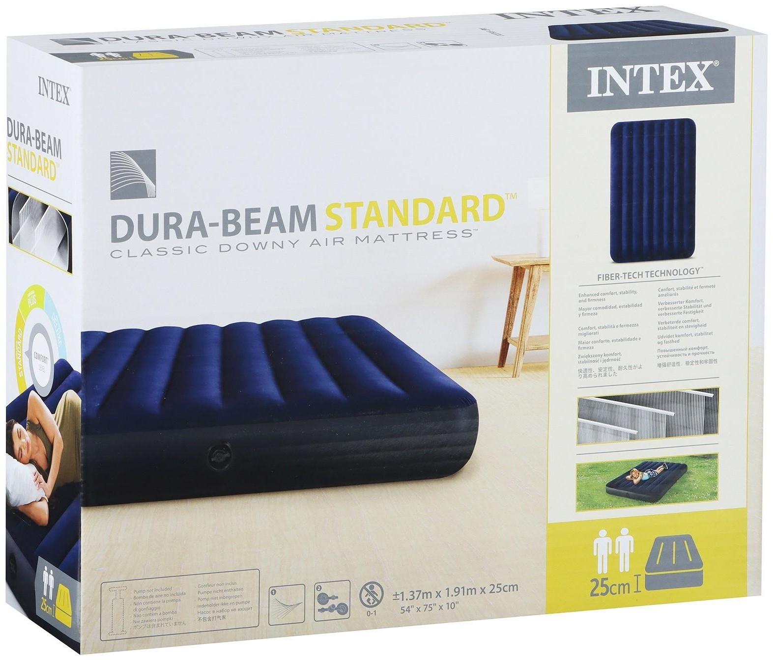 Матрас надувной Classic Downy Fiber-Tech, 137 x 191 х 25 см, 64758